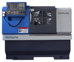 Токарный станок c ЧПУ с горизонтальной станиной MetalTec CK 36x450 от компании Нова Механика
